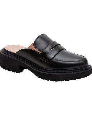 Linea Paolo Elie Platform Loafer - Black