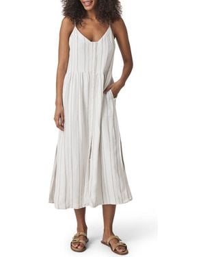 Splendid Gabrielle Mixed Stripe Sundress - White
