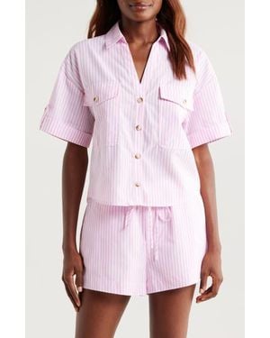 Blank NYC Crop Shirt - White