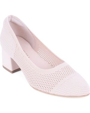 Tahari Basilica Cap Toe Pump - Pink