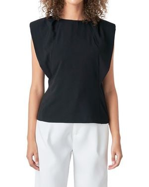 Endless Rose Sleeveless Top - Black