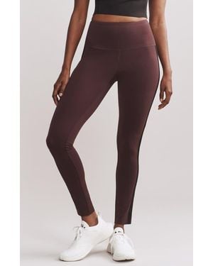 Rhone Alpine Fleece Leggings - Purple