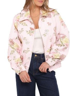 Petal & Pup Calvin Floral Twill Jacket - Multicolor