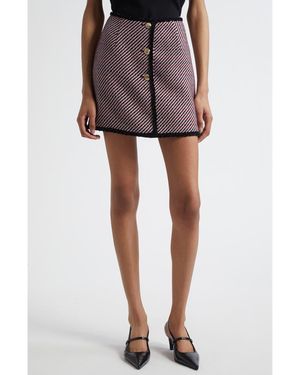 Cinq À Sept Noemie Odette Bouclé Miniskirt - Multicolor