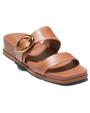 Cole Haan Oaklynn Wedge Sandal - Brown