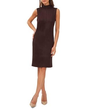 Halogen® Mock Neck Sleeveless Dress - Multicolor
