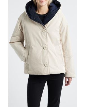 OOF WEAR Memory Nylon Water Repellent Reversible Jacket - White
