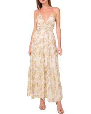 Parker Liora Metallic Sundress - Natural