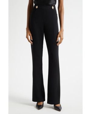 Cinq À Sept Mallie High Waist Bootcut Pants - Black