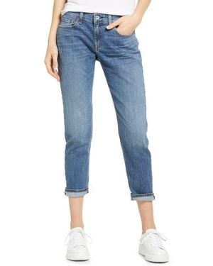 Rag & Bone Dre Low-Rise Julienne Jean - Blue