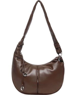 orYANY Becca Leather Shoulder Bag - Brown