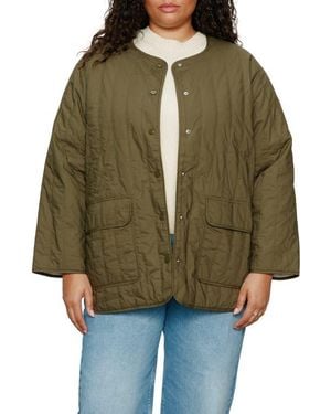 Sanctuary Reversible Quilted Jacket - Green