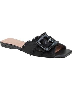Linea Paolo Lottie Slide Sandal - Black