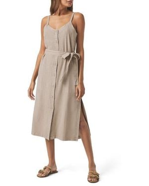 Splendid Amanda Sleeveless A-Line Dress - Natural