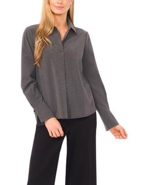 Halogen® Woven Shirt - Gray