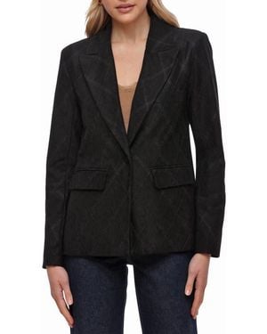Bagatelle Faux Suede Blazer - Black