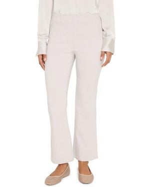 NIC+ZOE Berkeley Wonderstretch Pull-On High Waist Slim Ankle Flare Pants - Pink