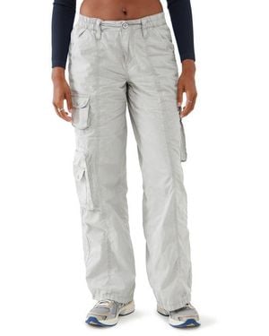 BDG Y2K Cotton Cargo Pants - Gray