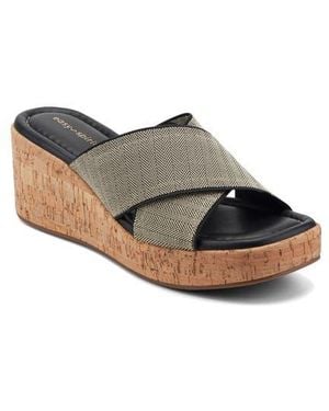 Easy Spirit Fawn Wedge Slide Sandal - Multicolor