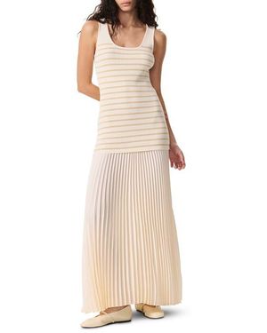 Rag & Bone Millie Mixed Media Dress - Natural