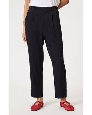 Mavi Crop Straight Leg Pants - Blue