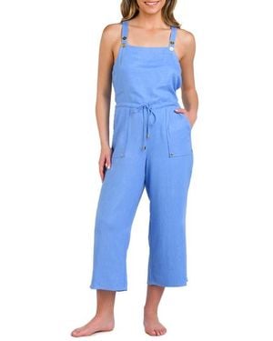 La Blanca Delphine Cover-Up Jumpsuit - Blue