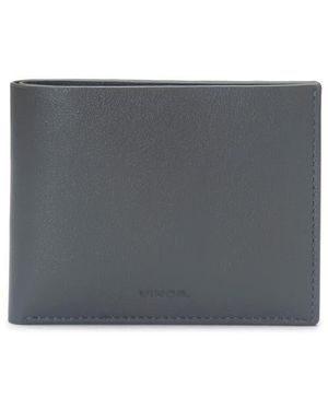 Vince Nappa Leather Bifold Wallet - Gray