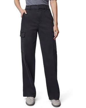 Splendid Ottilie Cotton Blend Cargo Pants - Blue
