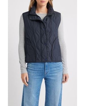 Bernardo Beekman Quilted Puffer Vest - Blue