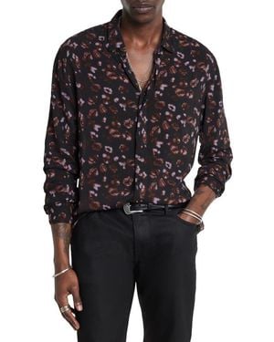 John Varvatos Rodney Button-Up Shirt - Black