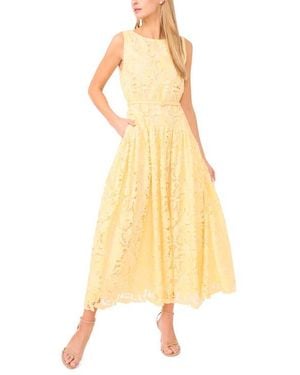 Ted Baker Meli Cutwork Lace Maxi Dress - Yellow