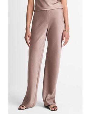 Vince Colette High Waist Fluid Satin Bias Pants - Pink
