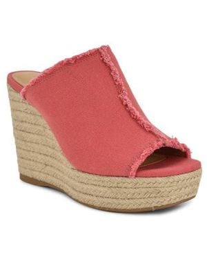 Nine West Baja Platform Wedge Sandal - Pink
