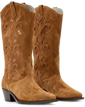 AllSaints Dolly Western Boot - Brown