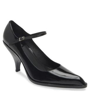 Jeffrey Campbell Patent Mary Jane Pumps - Black