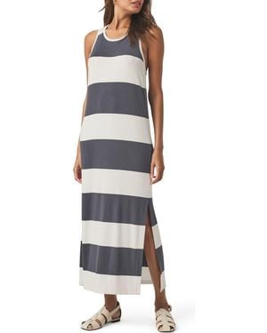 Splendid Jenna Stripe Tank Dress - Blue