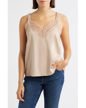 Wit & Wisdom Lace Detail Camisole - Blue