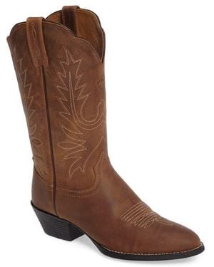 Ariat Heritage Western R-Toe Boot - Brown