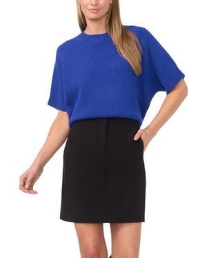 Halogen® Short Sleeve Sweater - Blue