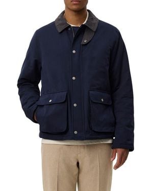 Les Deux Montana Cotton Blend Jacket - Blue