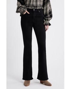 Treasure & Bond High Rise Flare Jeans - Black