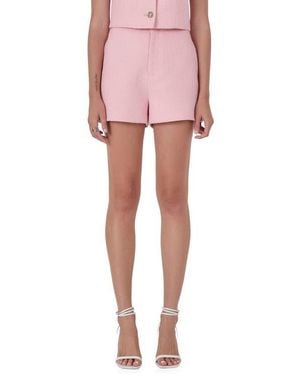 Endless Rose Tweed Shorts - Pink