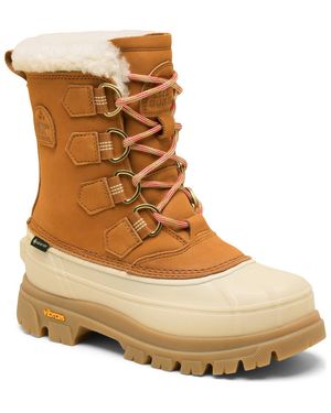 Sorel Caribou Horizon Gtx Genuine Shearling Waterproof Boot - Brown