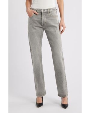 BOSS Height Straight Leg Jeans - Gray