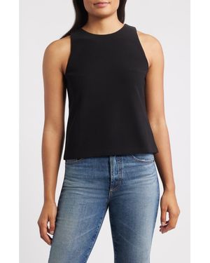 NIC+ZOE Scuba Knit Tank - Black