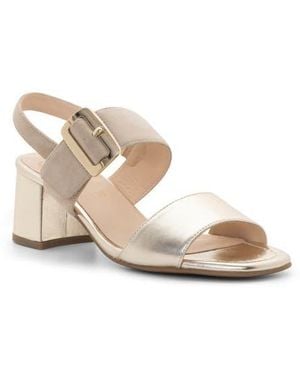 Ara Bordeaux Slingback Sandal - Natural