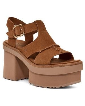 UGG New Heights Platform Sandal - Brown