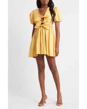 Sister Jane Serenade Minidress - Yellow