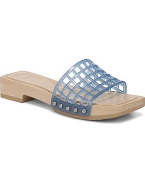 Vince Barbara Jelly Slide Sandal - Blue