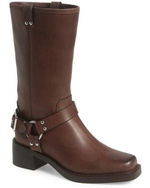 Reformation Francesca Moto Boot - Brown